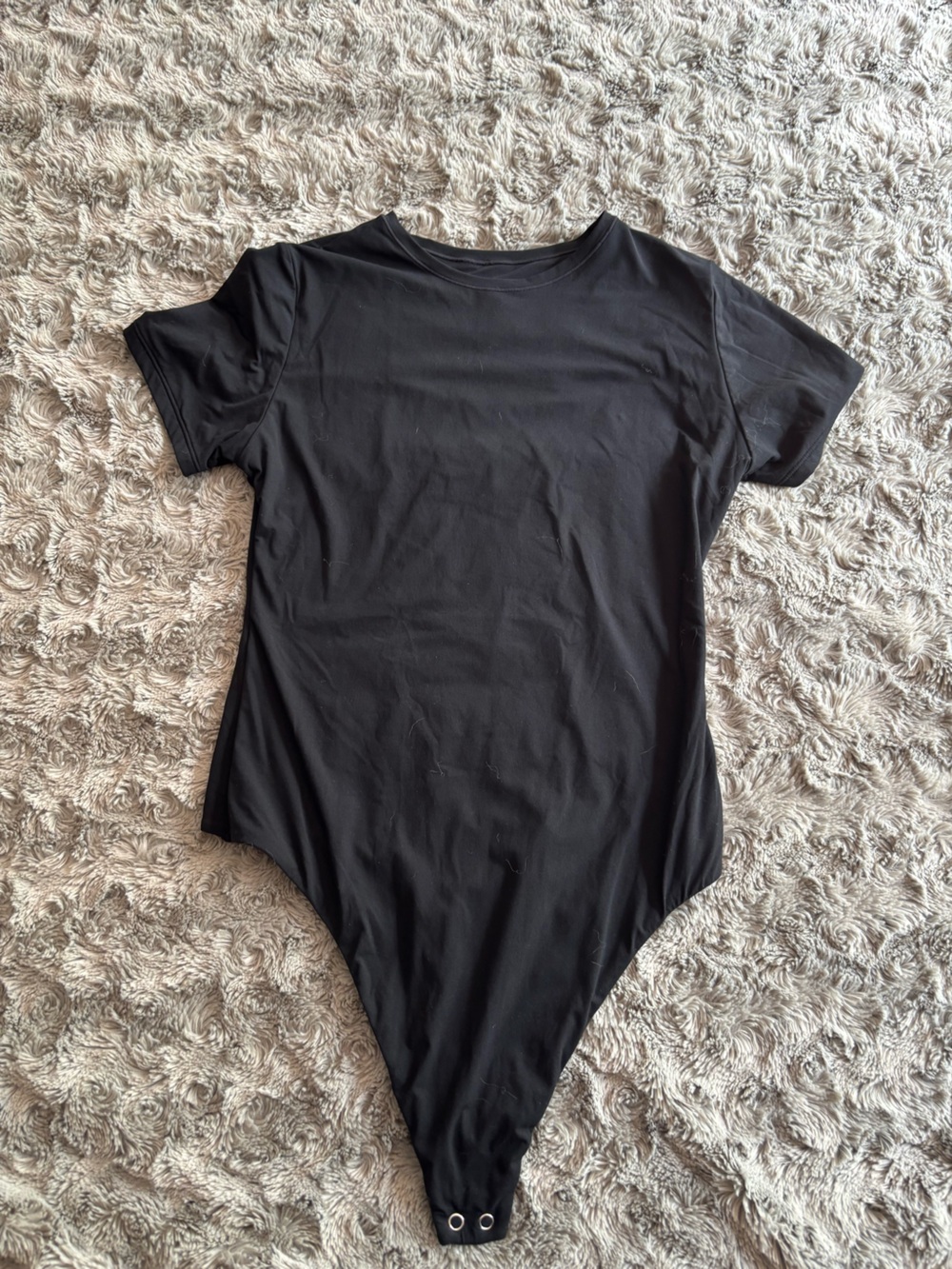 Auden Black Short Sleeve Bodysuit